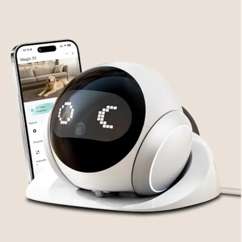 Smart Home Video - Movable Indoor Pet Robot Camera with