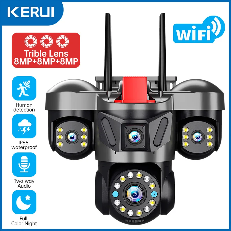 Smart Home Camera Ezviz - KERUI 12K 24MP Outdoor WiFi Camera