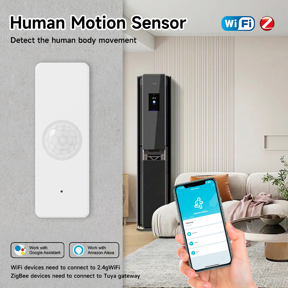 Smart Home Wiser - Tuya WiFi Zigbee PIR Motion Sensor