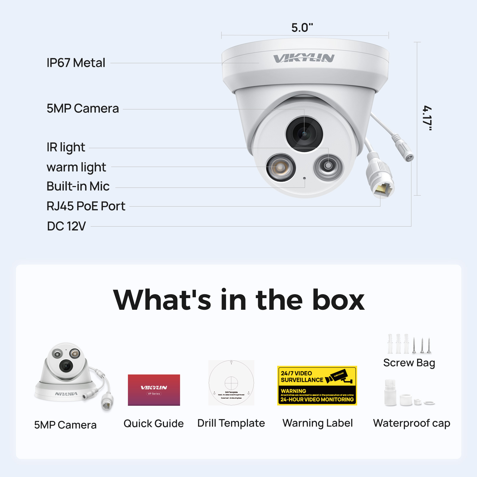 VIKYLIN 5MP Smart Dual Light I - Smart Home Microsoft review and price