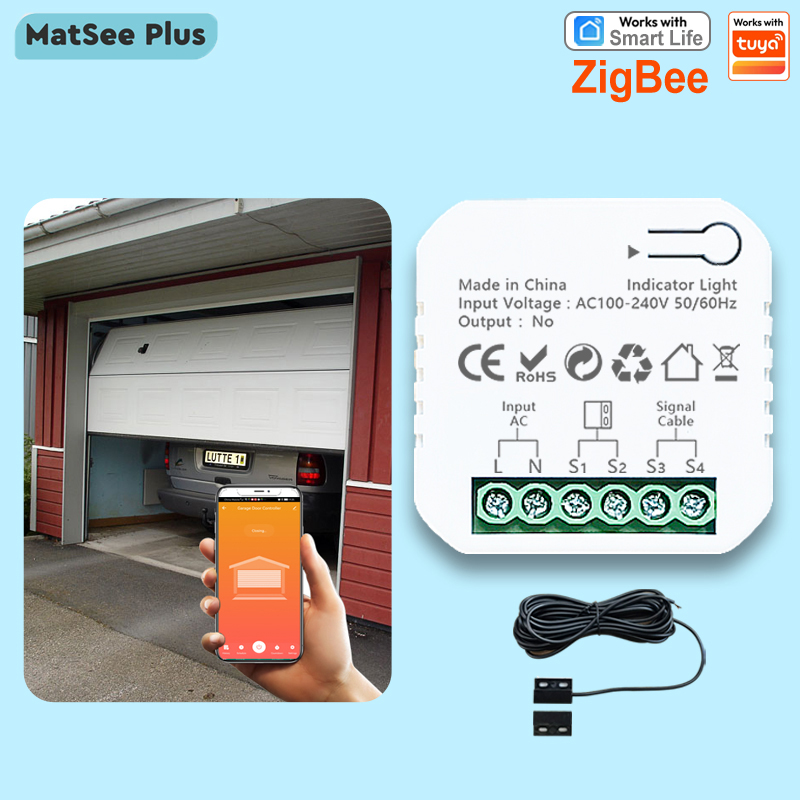 Smart Life ZigBee Garage Door  - Smart Home Plus review and price