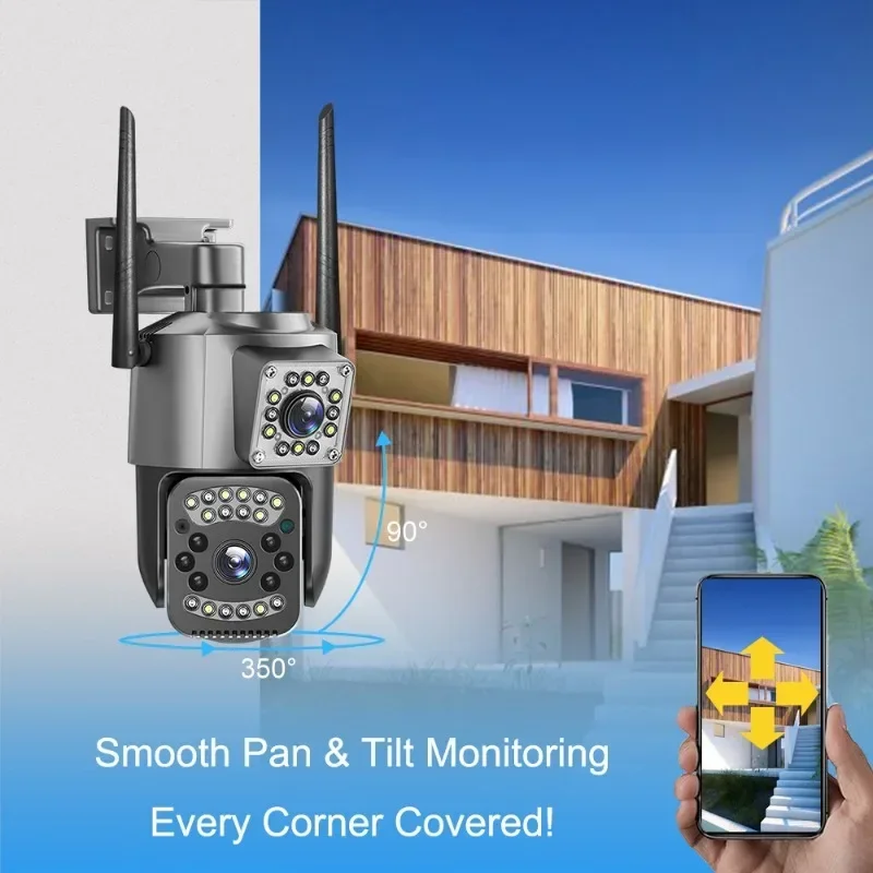 8MP WIFI IP Camera 4K PTZ Dual - Smart Home Camera Ezviz review and price