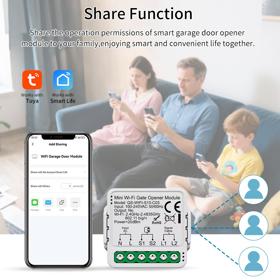 Tuya Smart WiFi or Zigbee Gara - Wireless Door Sensor review and price