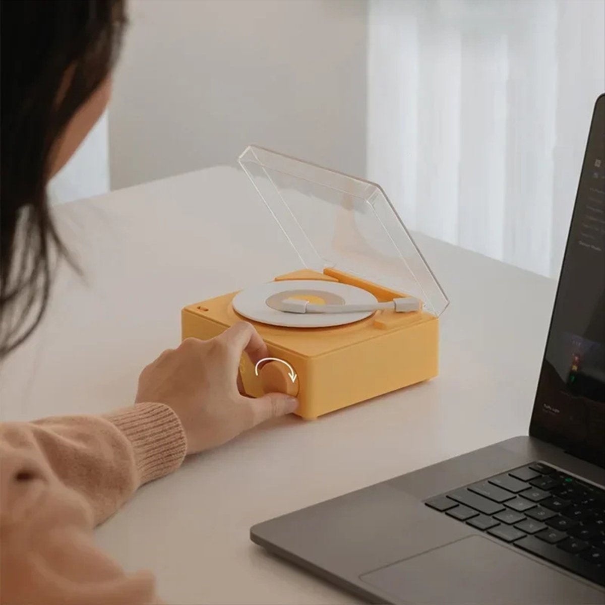 T171C-Retro Vinyl Wireless Blu - Smart Home Yellow review and price