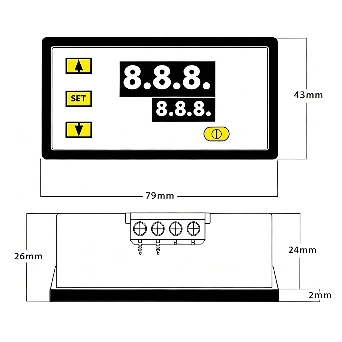 W3230 Digital Temperature Cont - Temperature Sensor review and price