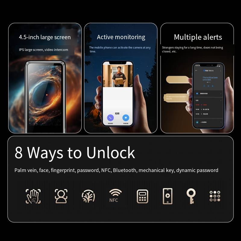 YN S11M Smart Home Digital Ele - Smart Home Door Lock review and price