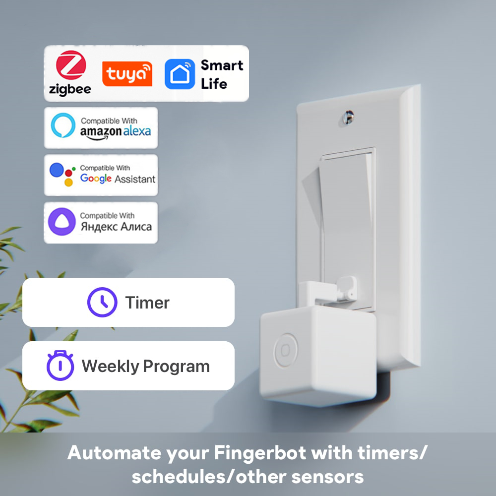 Tuya Zigbee Smart Fingerbot Pl - Smart Home Plus review and price