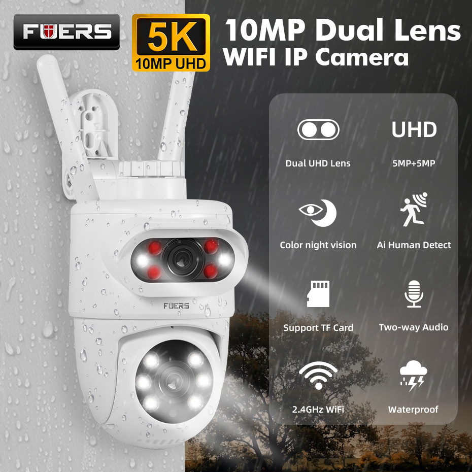 FUERS 5K 10MP Dual Lens IP Cam - Smart Home Camera Ezviz review and price