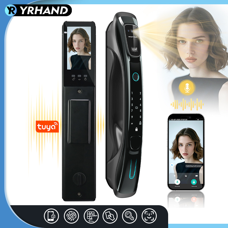 Smart Lock 3D Face Recognition - Smart Home Door Lock review and price